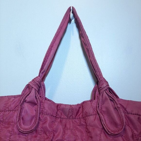 Marc by Marc Jacobs Fuchsia Pink Nylon Tate Tote Quilted Shopper Bag - Picture 3 of 15